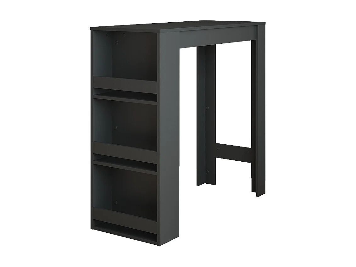 Table de bar anthracite 45x110x106 repose