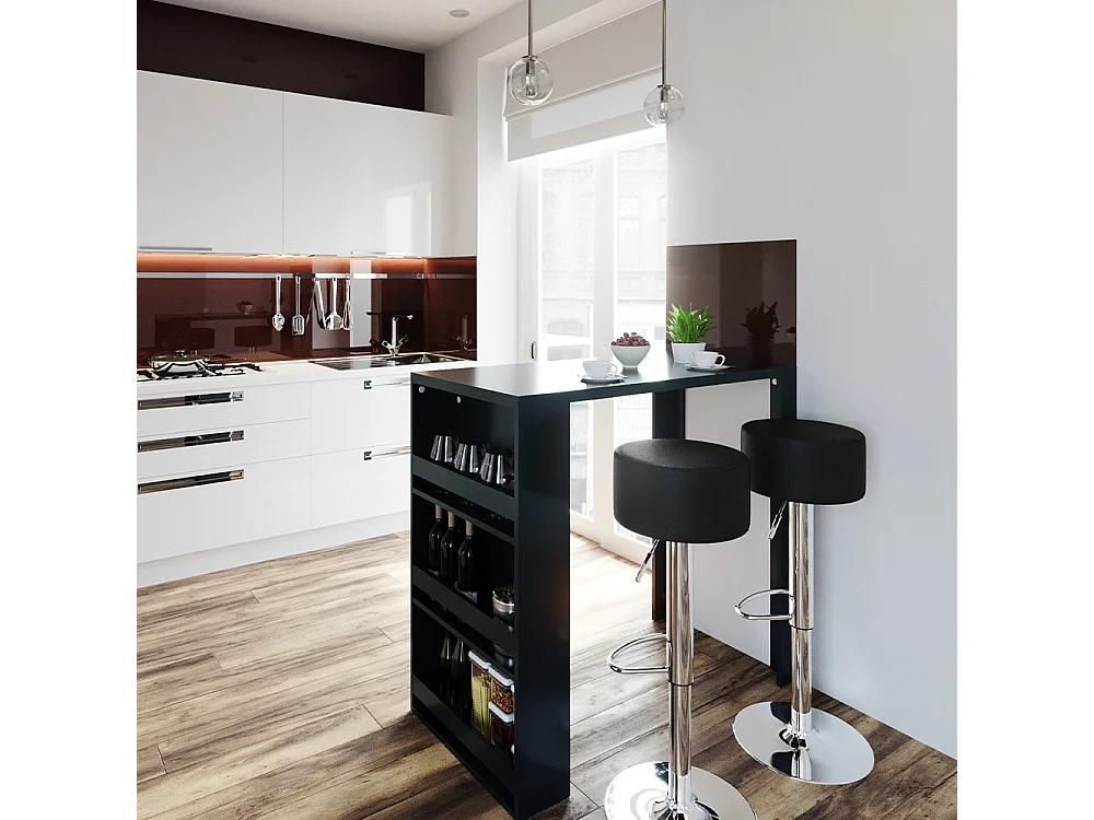 Bartisch anthrazit 57x117x106