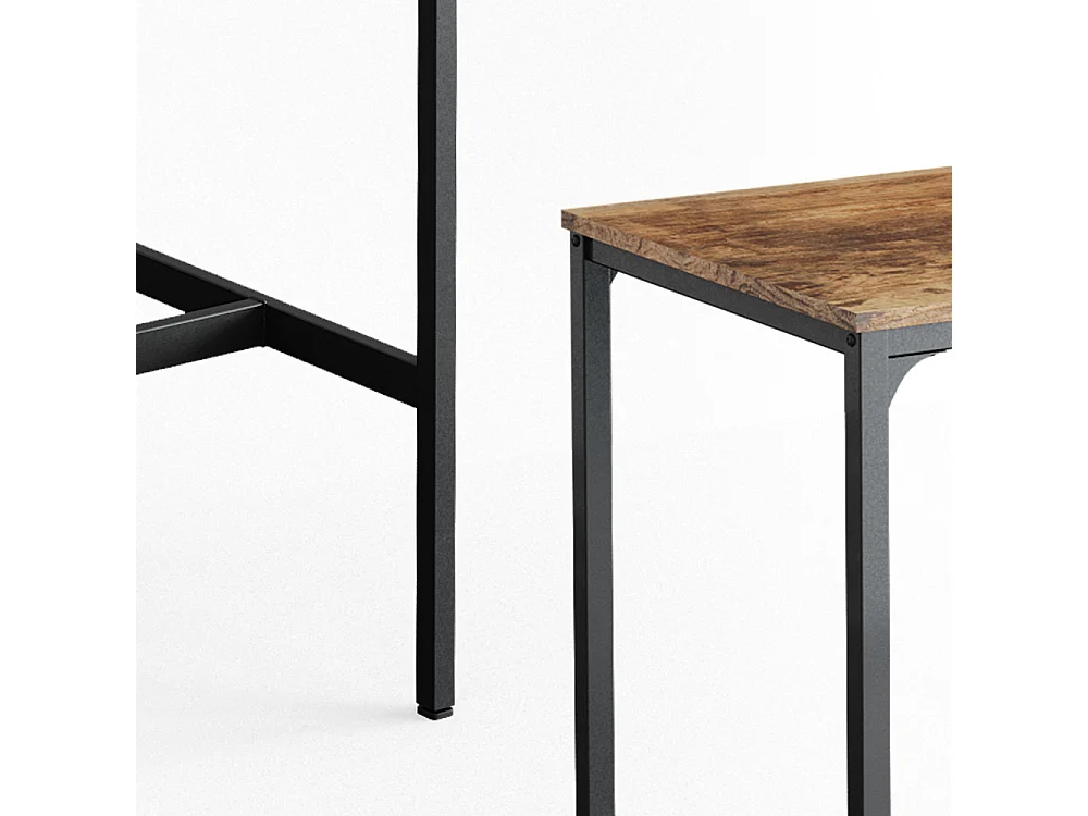 Table de bar bois antique 120x50x105 fyrk