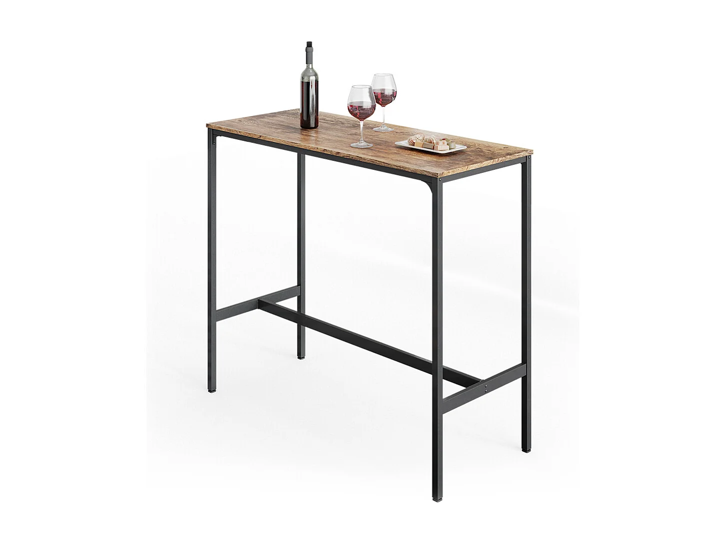 Table de bar bois antique 120x50x105 fyrk