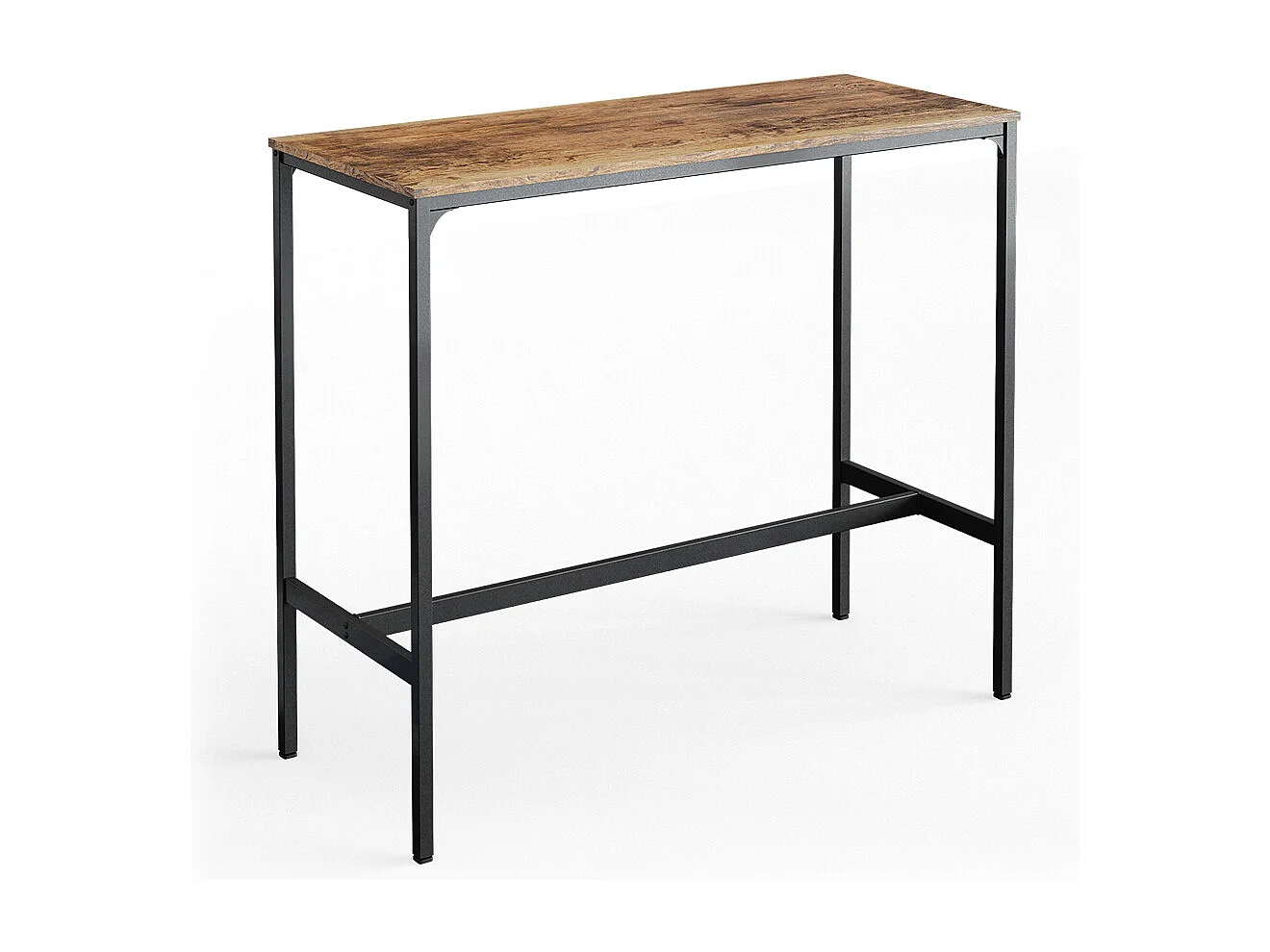 Table de bar bois antique 120x50x105 fyrk