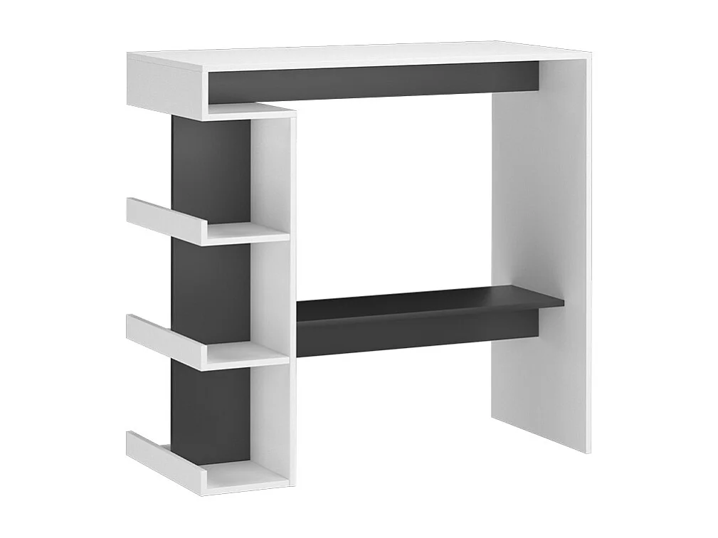 Tavolo bar alto bianco 108x50x103 dana