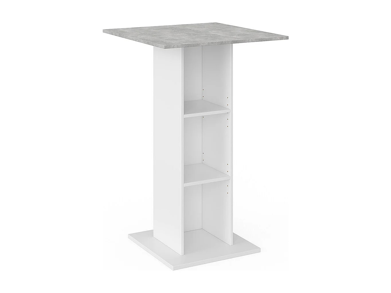 Table de bar béton 70x70x109 rodeo