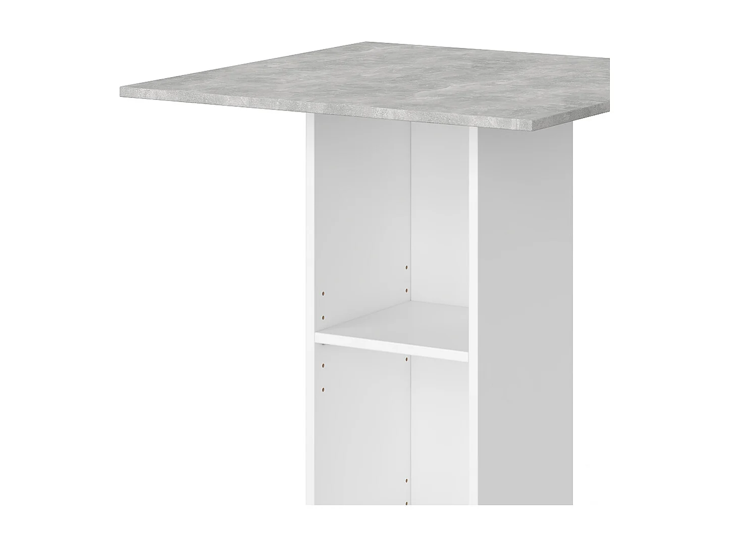Table de bar béton 70x70x109 rodeo