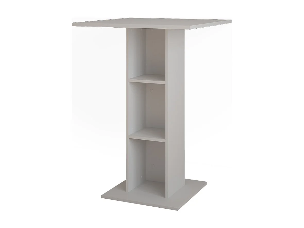 Table de bar blanc 75x75x106 repose