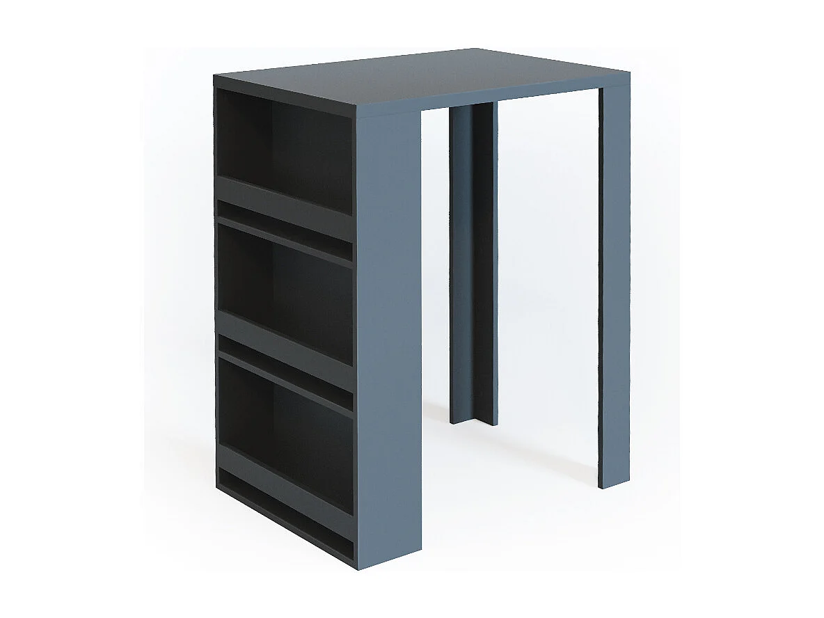 Table de bar anthracite 57x80x106