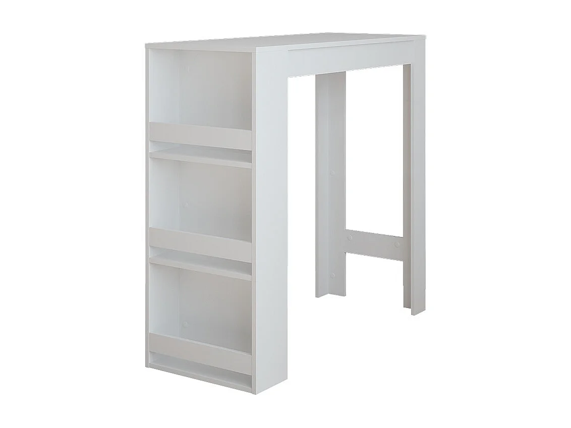 Table de bar blanc 45x110x106 repose