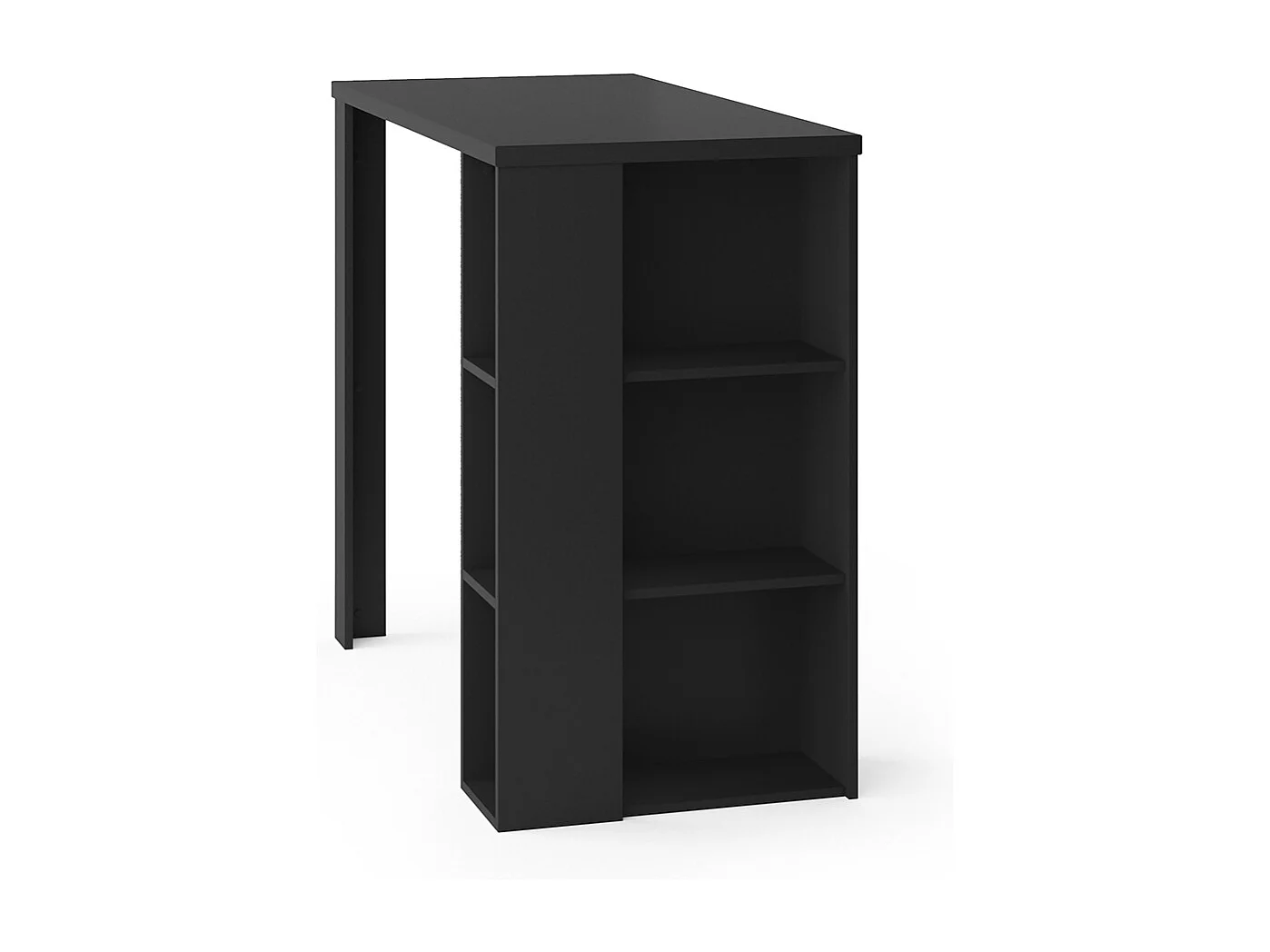 Table de bar noir 120x60x105.6 noel