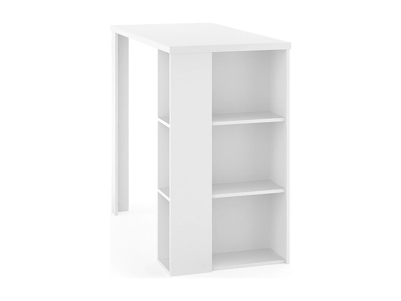 Table de bar blanc 120x60x105.6 noel