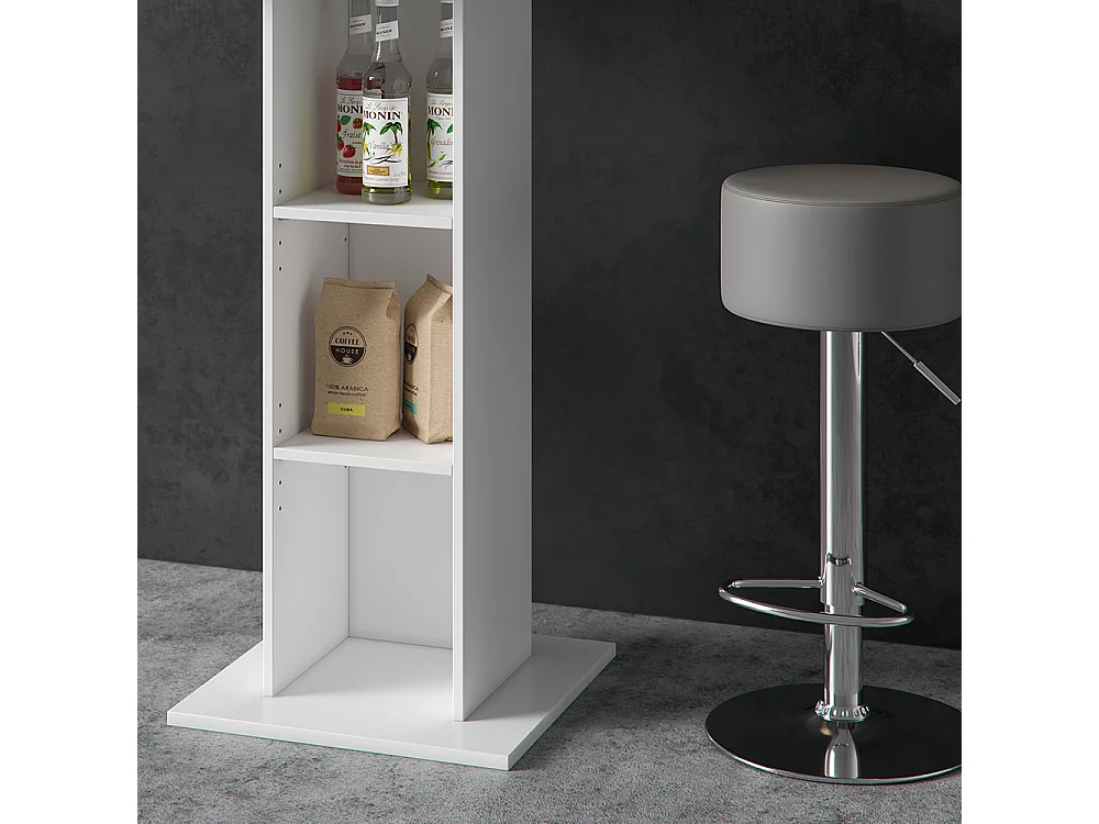 Set de table de bar béton 70x70x109 rodeo