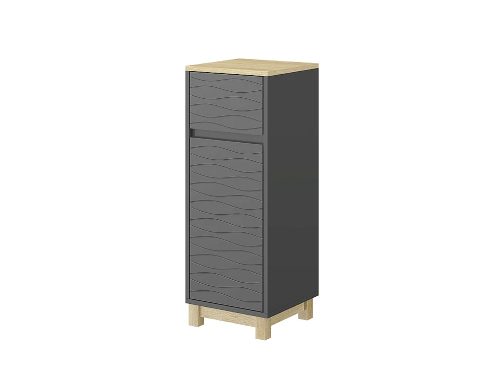 Midikast antraciet 30x30x80 livia