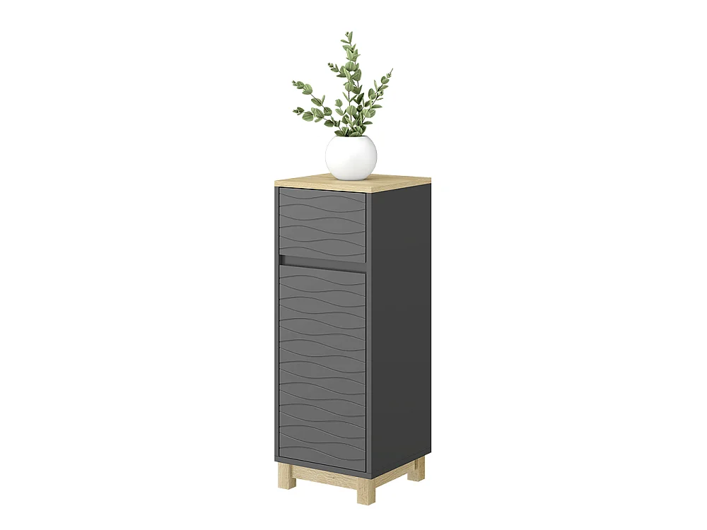 Midikast antraciet 30x30x80 livia