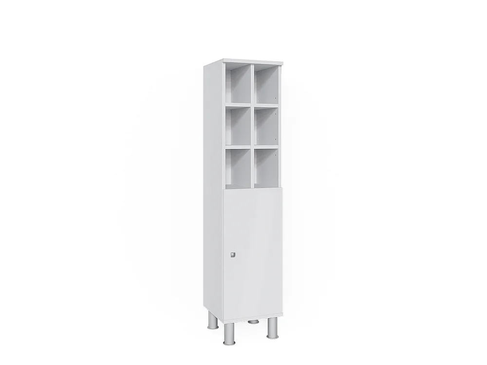 Midischrank weiß 30x30x130.6 fynn