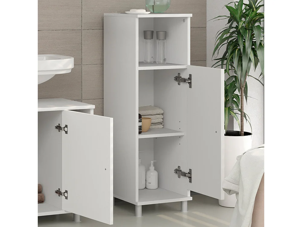 Meuble middle blanc 30x30x95 fynn