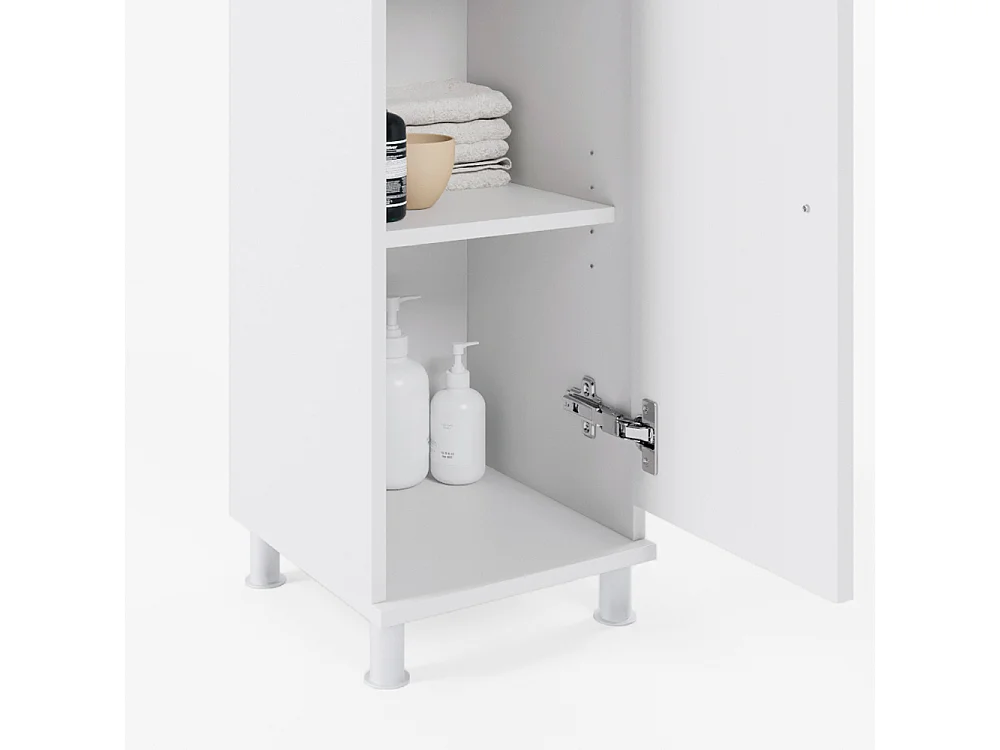 Meuble middle blanc 30x30x95 fynn