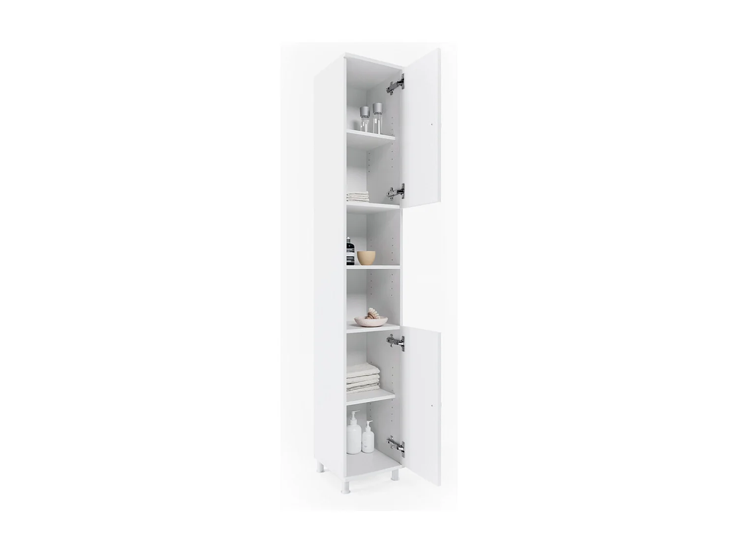 Mobile bagno alto bianco 30x30x190 fynn