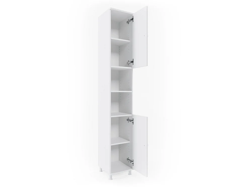 Badkamerkast wit 30x30x190 fynn