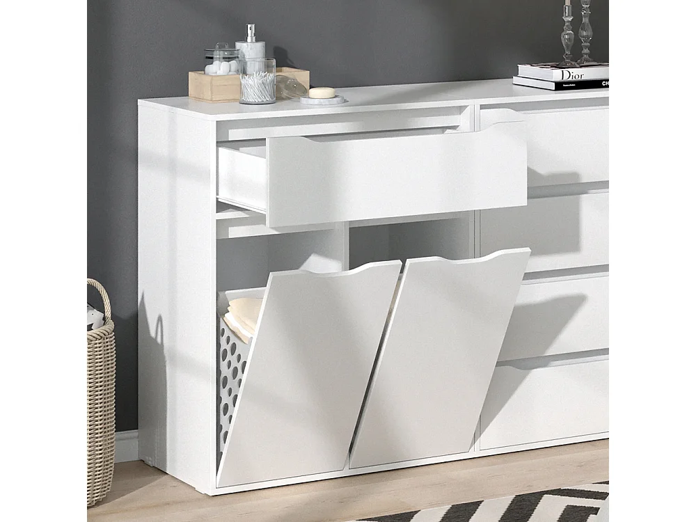 Armoire de salle de bain blanc 80.2x48x101.9 ruben