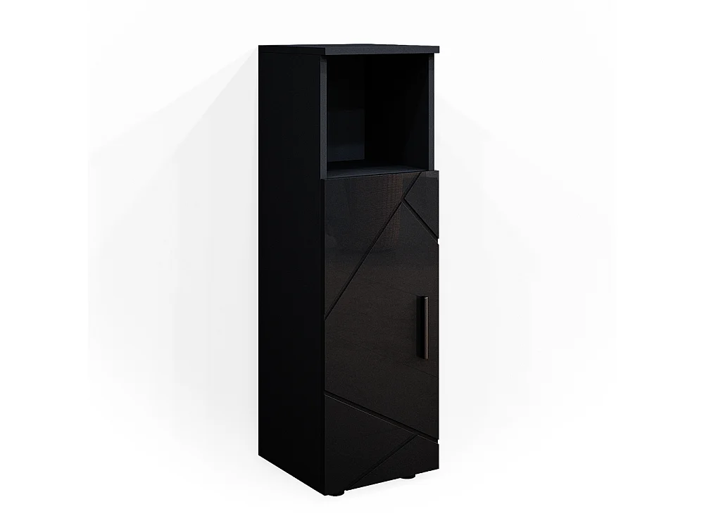 Midischrank anthrazit hochglanz 30x30x95 irma