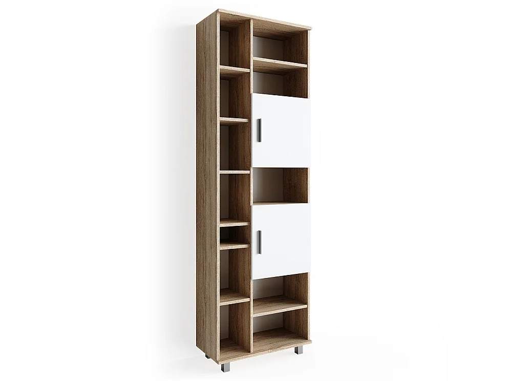 Szafka łazienkowa biały/sonoma 60x30x190 ilias