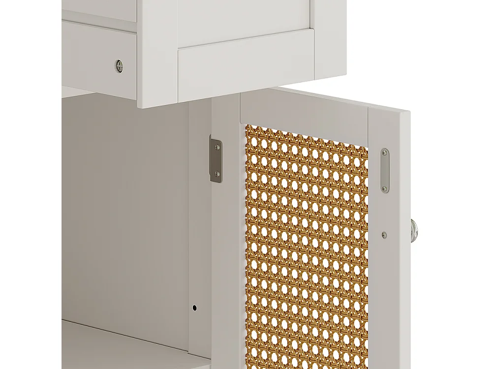 Meuble salle de bain blanc 32x30x87 rosario