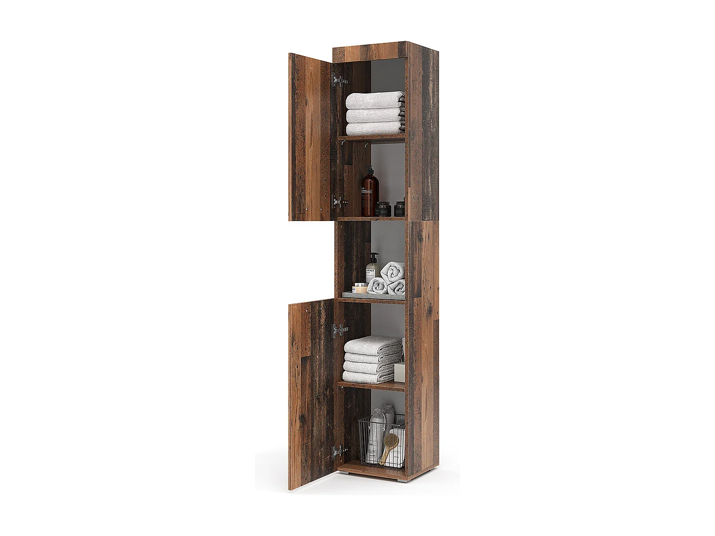 Armoire de salle de bain oldstyle 37x32.6x190 luna
