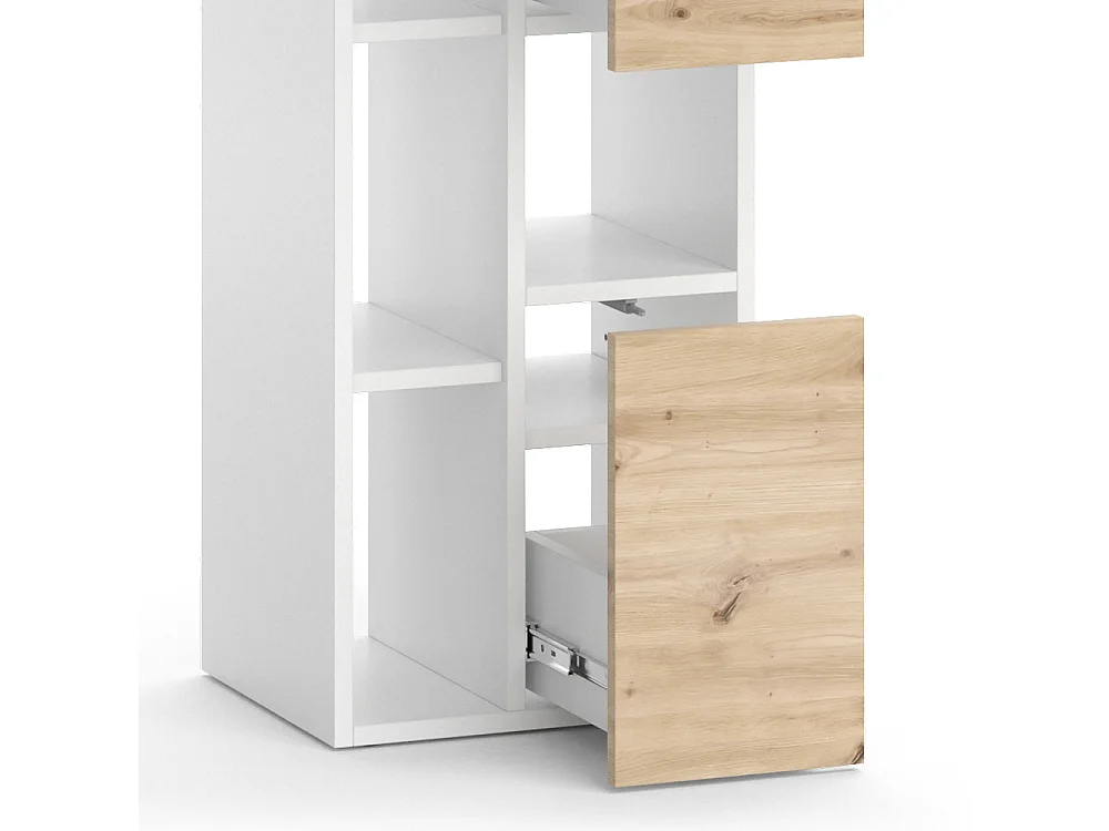 Badkamerkast wit 36x36x117 alf