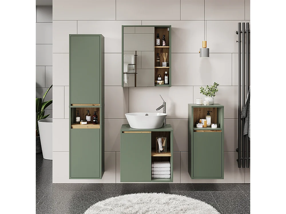 Armoire haute vert/artisan 38x33x170 viola