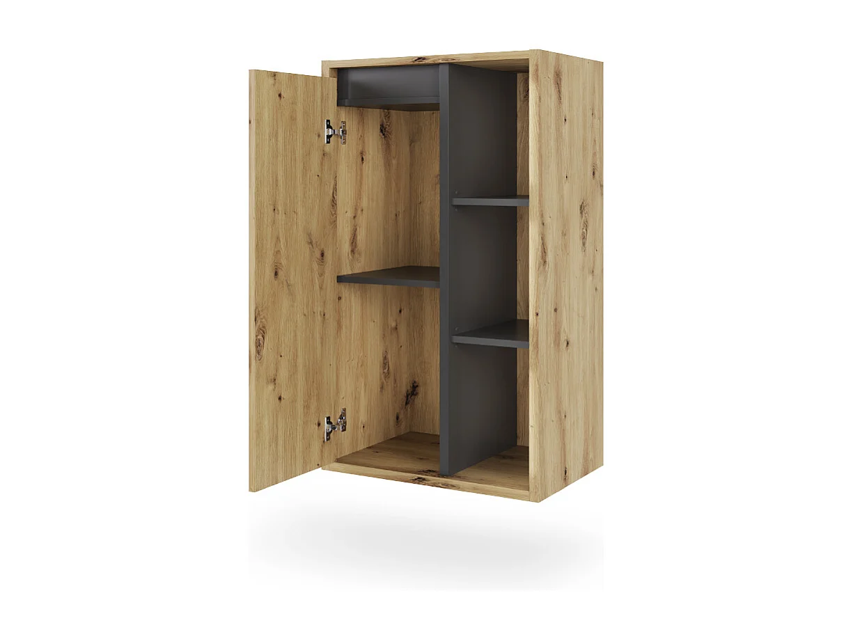 Midischrank artisan/grau 50x33x86 viola