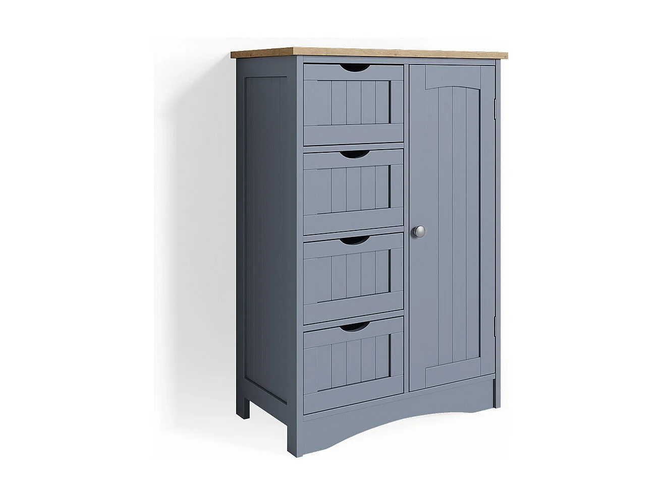 Meuble salle de bain gris 55x30x81 bianco