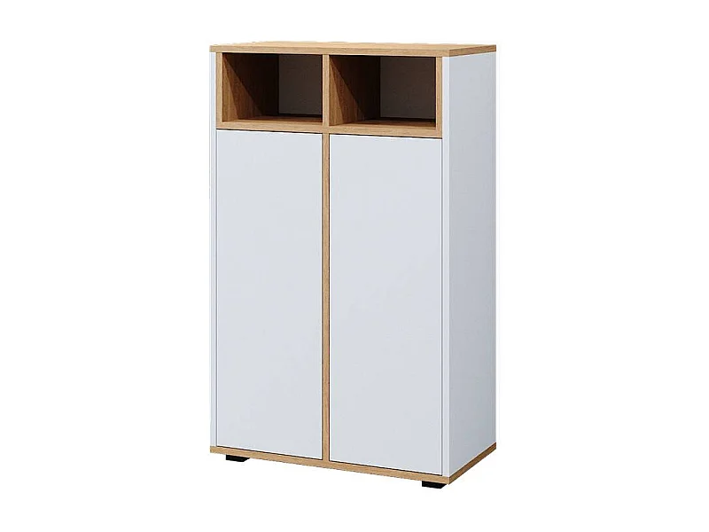 Mobiletto bagno bianco/artisan 60x30x97 didi