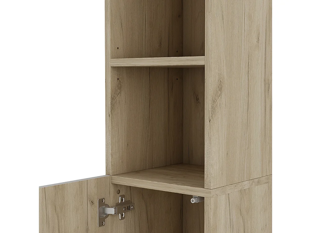 Meuble salle de bain blanc 30x30x189.5 edge