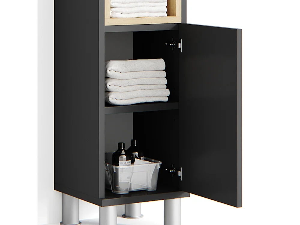 Midischrank anthrazit 30x30x81.8 aquis