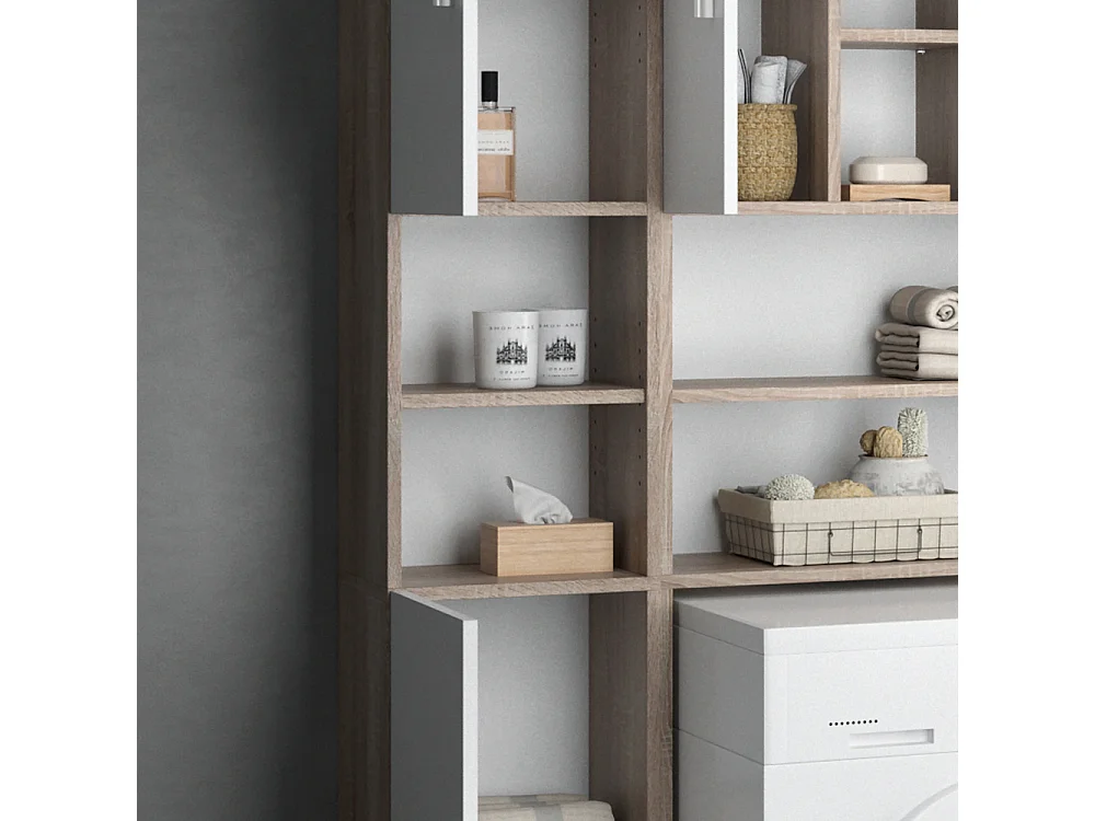 Badschrank sonoma 32x25.8x190 luis