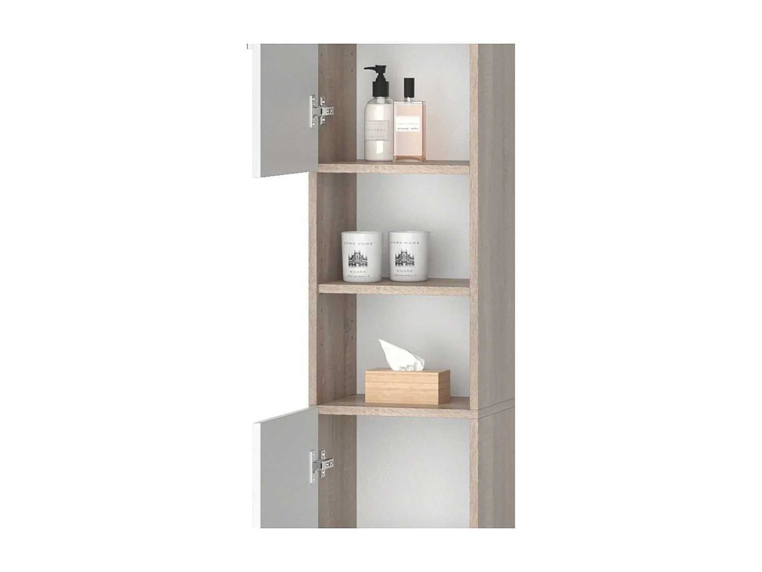 Badschrank sonoma 32x25.8x190 luis