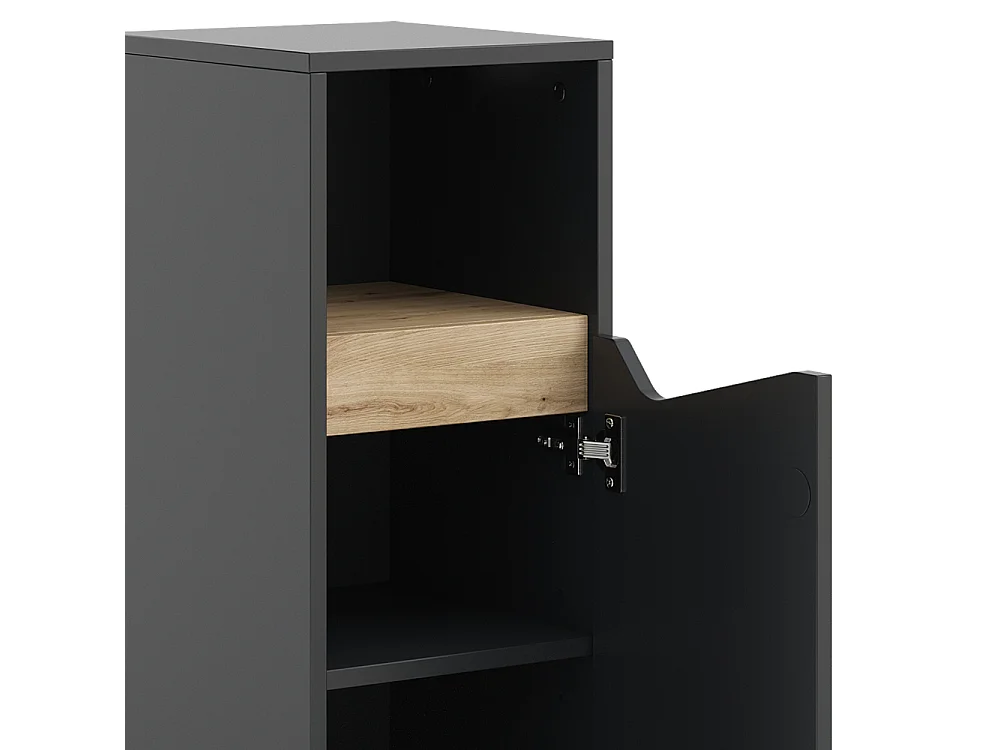 Armoire moyenne anthracite/artisan 30x35x74.5 marelle