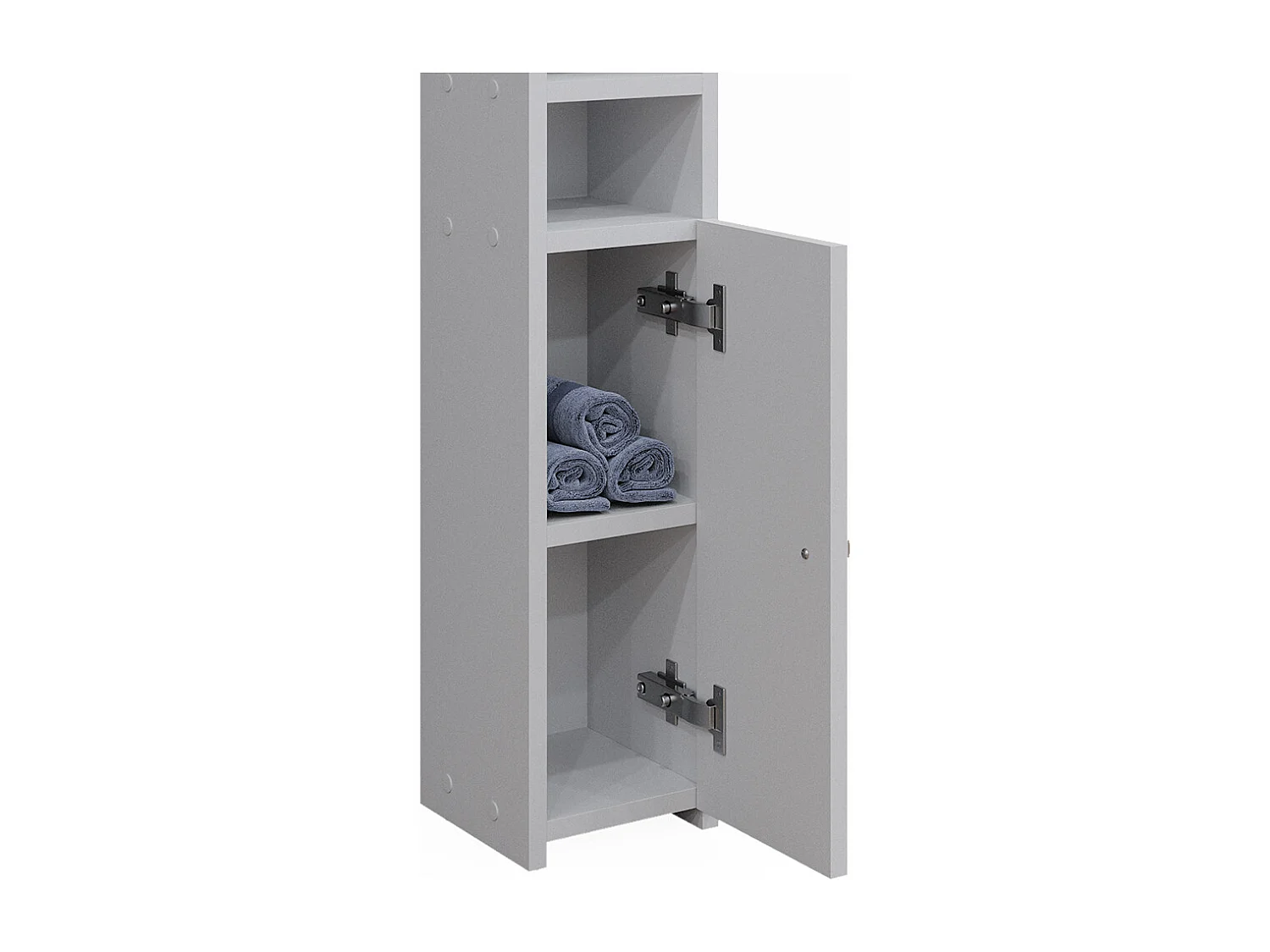 Armoire pour papier toilette blanc 17.6x19.2x82.2 fynn