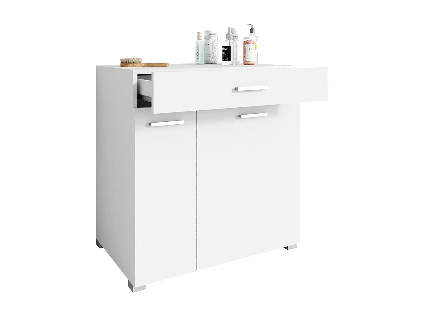 Badschrank weiß 75x45x78.5 matteo