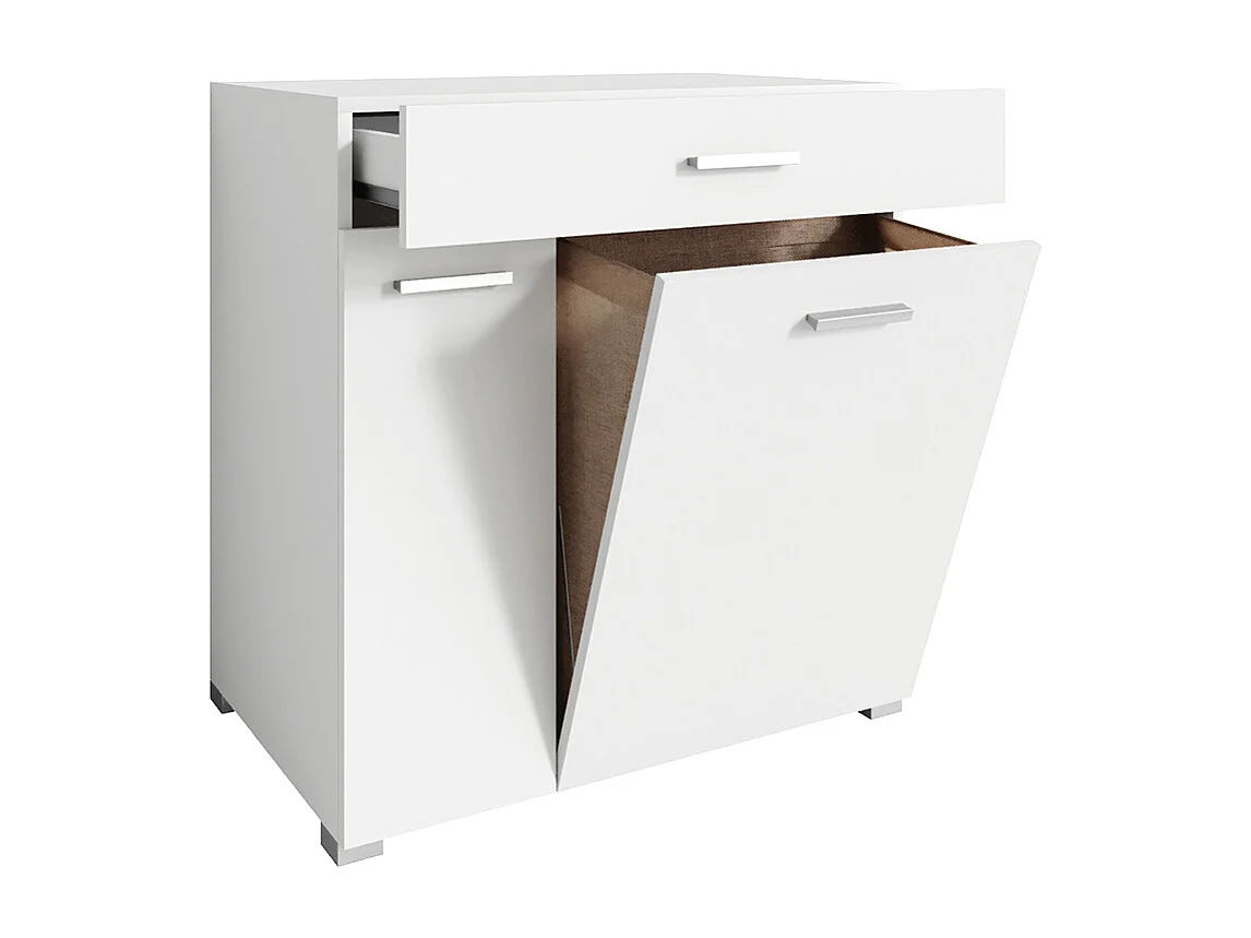 Armoire de salle de bain blanc 75x45x78.5 matteo