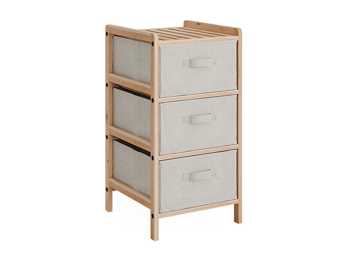 Armoire de salle de bain beige 34.5x36.5x67 bruno