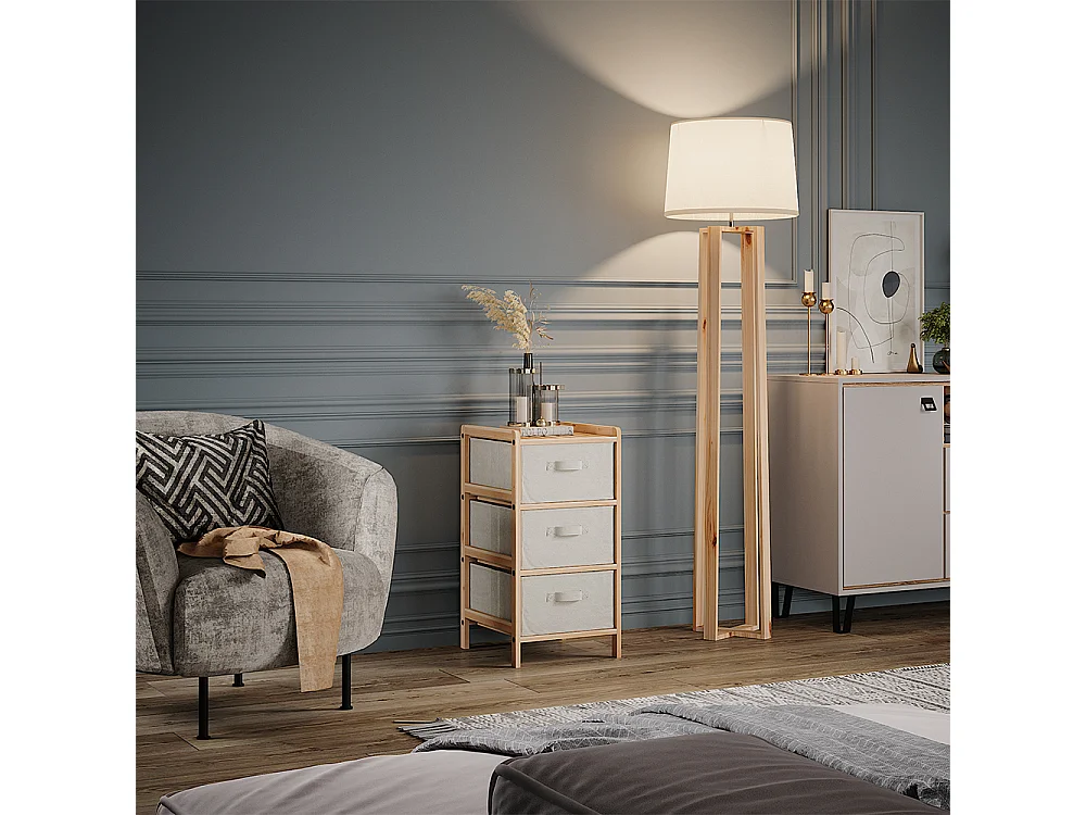 Armoire de salle de bain beige 34.5x36.5x67 bruno