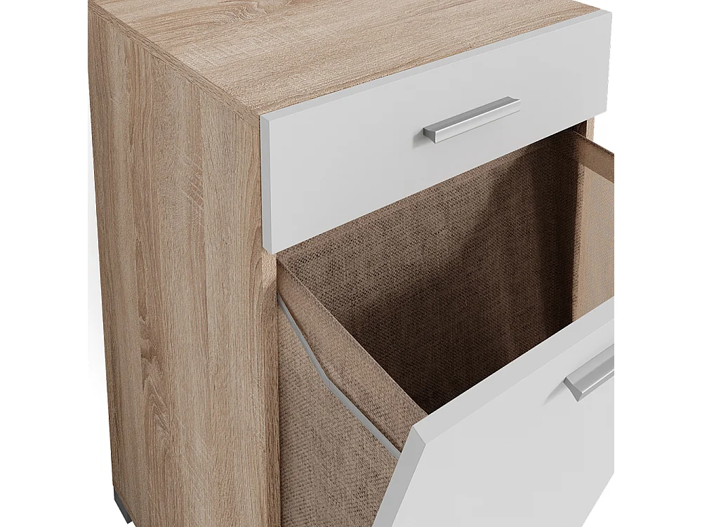 Armoire de salle de bain sonoma 50x45x78.5 matteo