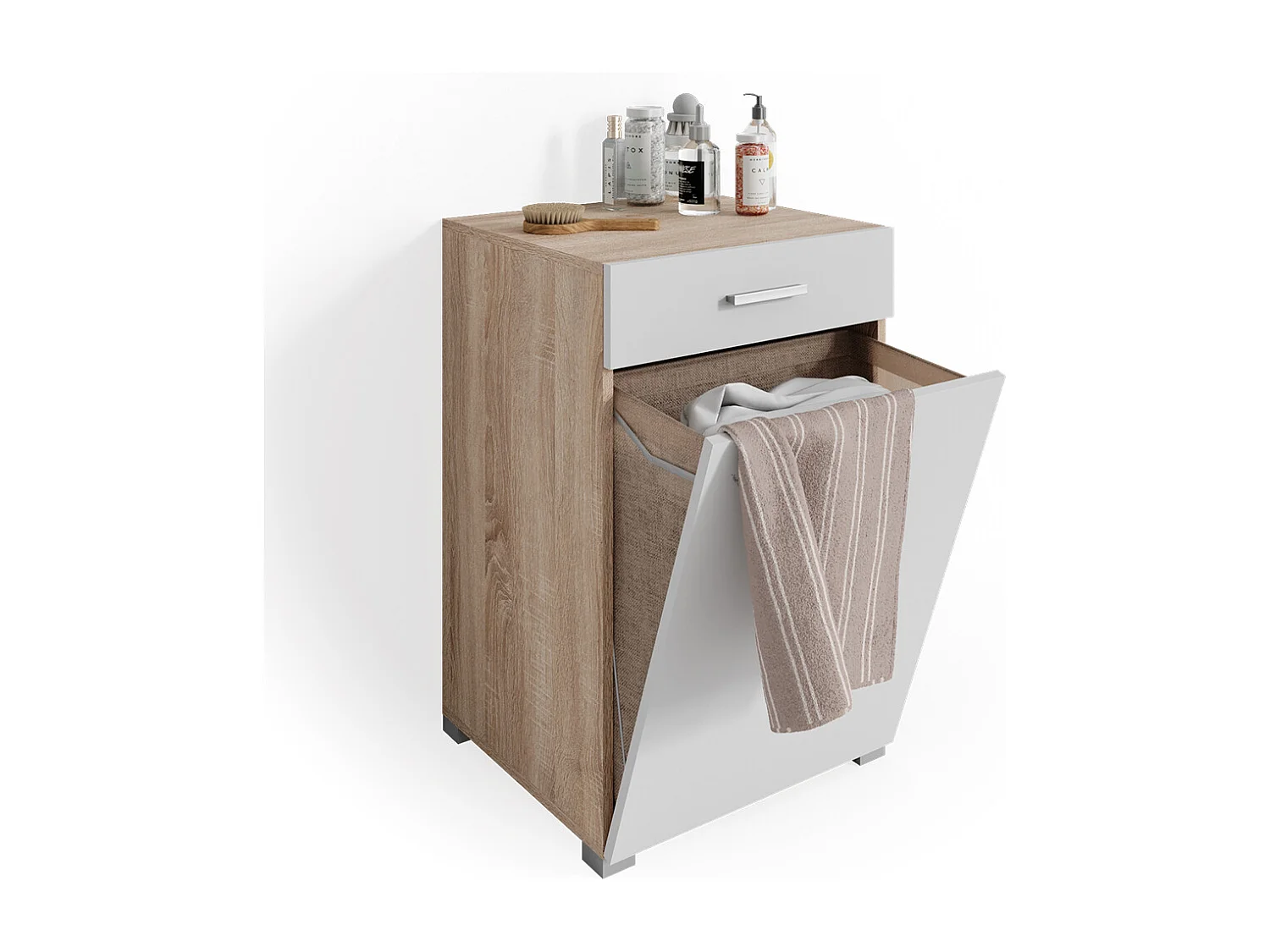 Armoire de salle de bain sonoma 50x45x78.5 matteo