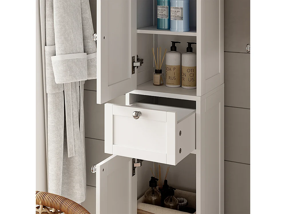 Armoire haute blanc 32x30x175 vanity