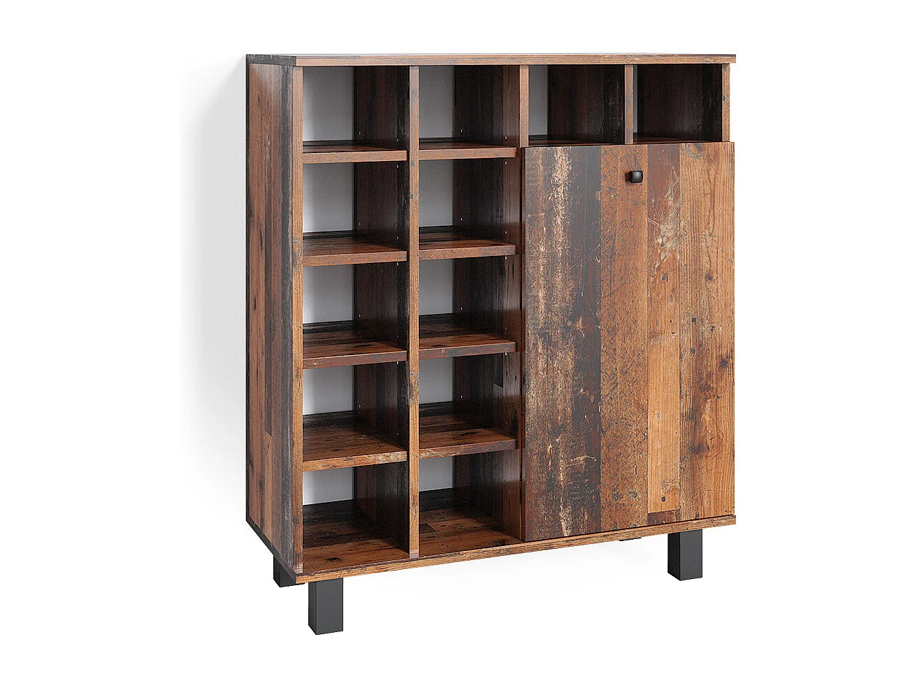 Badschrank eiche rustikal 78.4x34x91.6 fynn