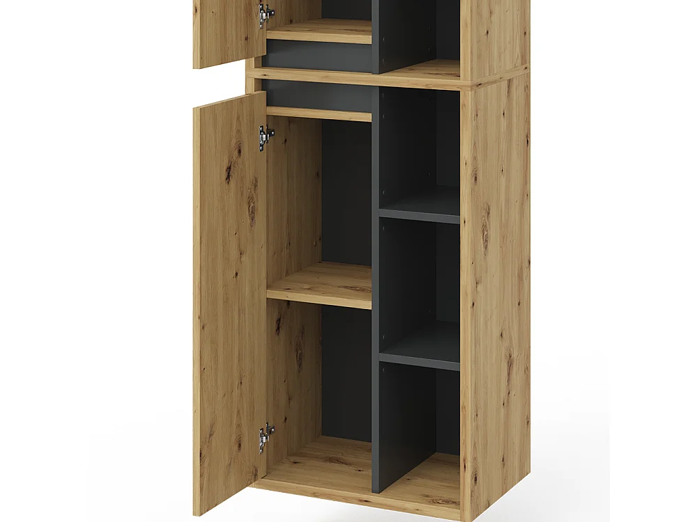 Armoire de salle de bain chêne artisan 50x33x170 viola