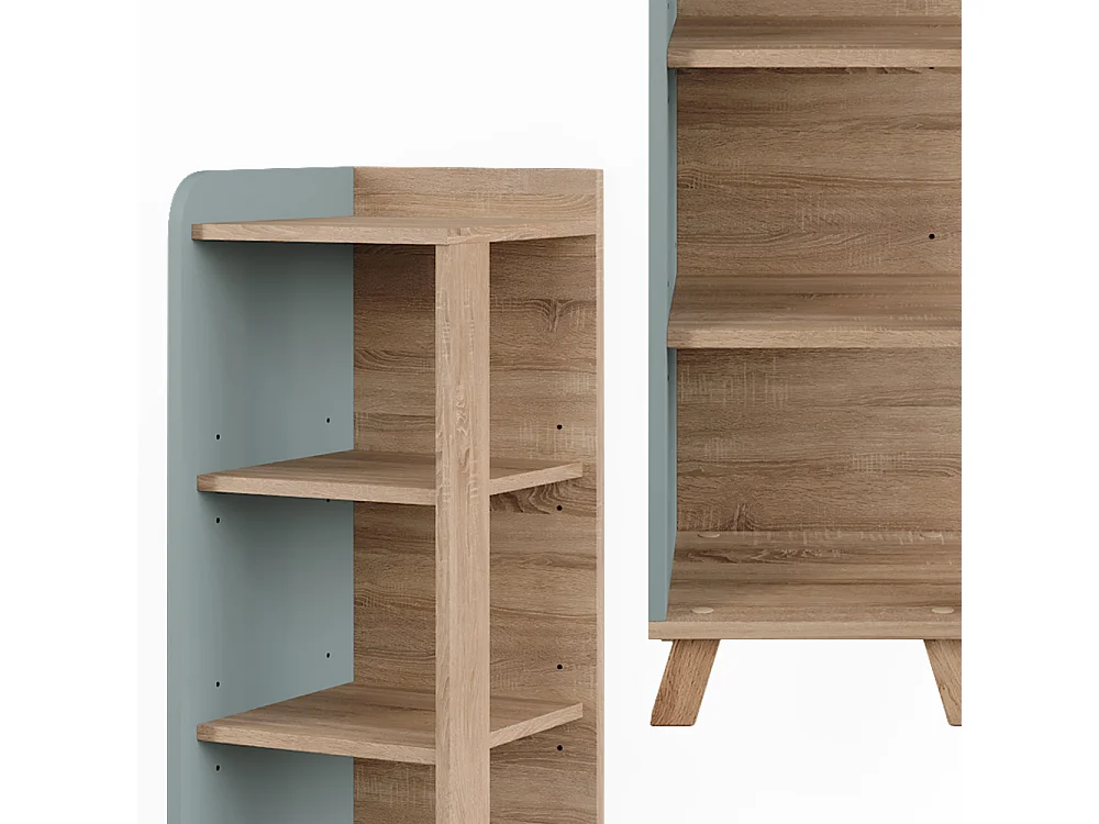 Mueble Midi sonoma/azul 30x35x90 karen