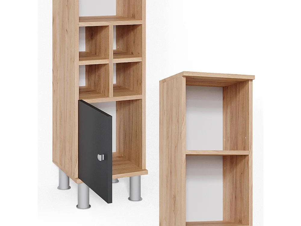 Midischrank anthrazit 30x30x130.6 fynn