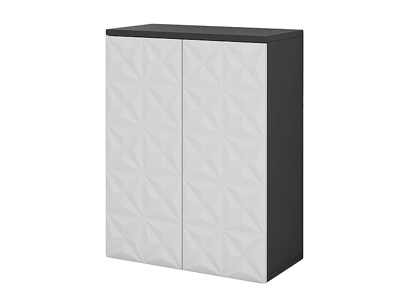 Meuble salle de bain noir 60x30x79.5 edge