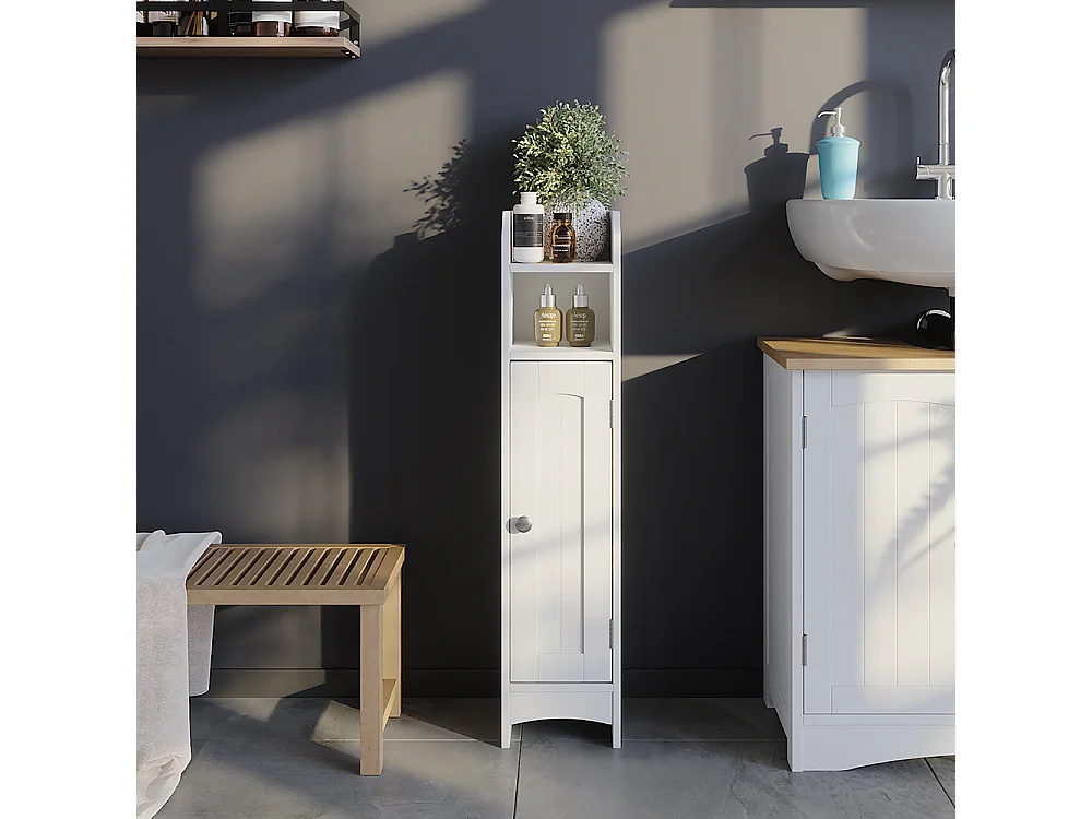 Armoire Midischrank blanc 18x20x81 bianco